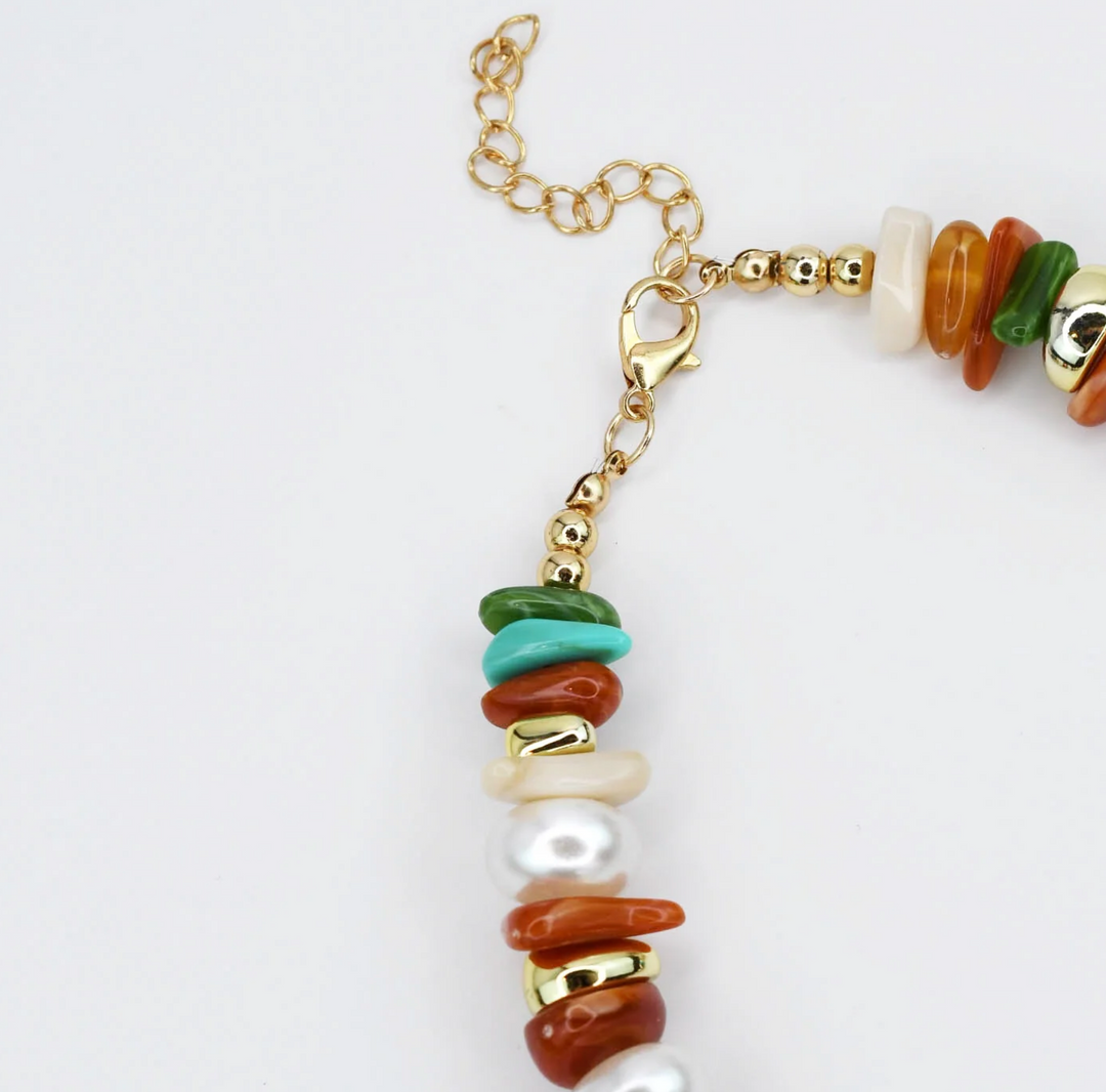 Color Crush Pearl Necklace by Treasure Jewels