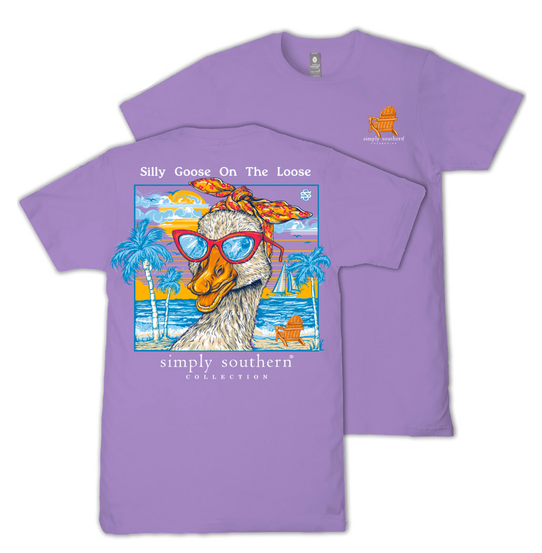 'Silly Goose on the Loose' Short Sleeve Tee by Simply Southern