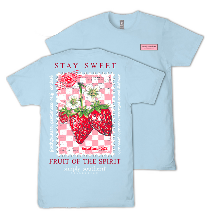 'Fruit Of The Spirit' Strawberry Short Sleeve Tee by Simply Southern