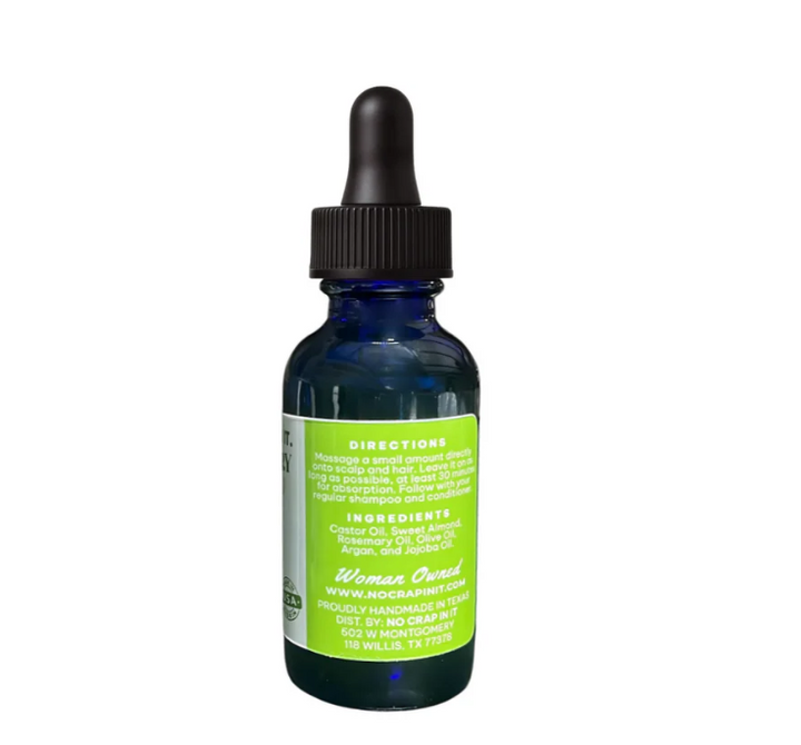 PREORDER: Rosemary Hair Oil By No Crap In It (Ships In 2-3 Weeks)