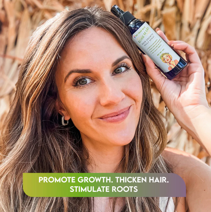 PREORDER: Rosemary Hair Growth Daily Spray by No Crap In It (Ships in 2-3 Weeks)
