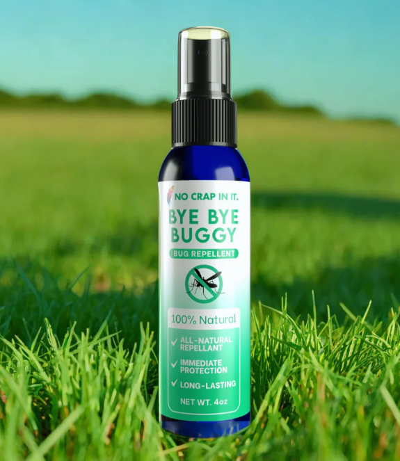 PREORDER: Bye Bye Buggy Repellant Spray By No Crap In It (Ships in 2-3 Weeks)
