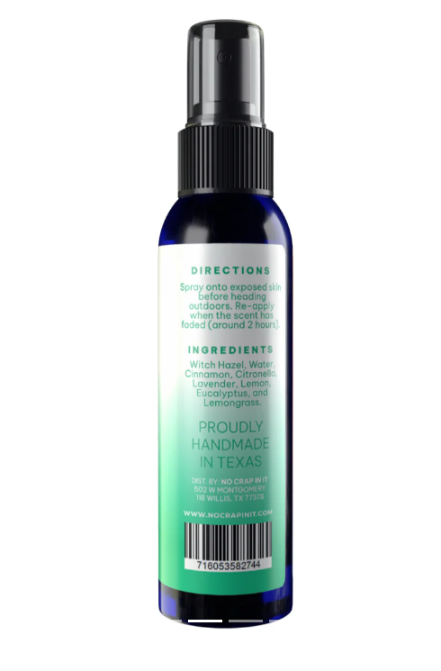 PREORDER: Bye Bye Buggy Repellant Spray By No Crap In It (Ships in 2-3 Weeks)
