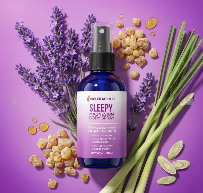 PREORDER: Magnesium Spray - Sleepy By No Crap In It (Ships in 2-3 Weeks)