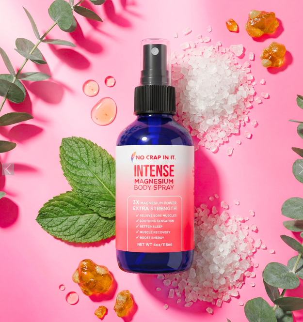 PREORDER: Magnesium Spray - Intense Relief By No Crap In It (Ships in 2-3 Weeks)