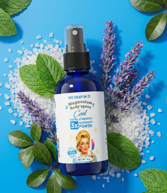 Magnesium Spray - Cool by No Crap In It (PREORDER: Ships in 2-3 Weeks)