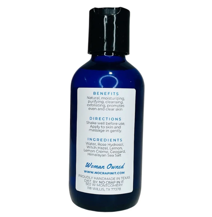 LIVE WITH JESSICA: Amalfi Face Refining Toner By No Crap In It (Ships in 2-3 Weeks)