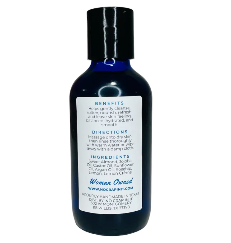 LIVE WITH JESSICA: Amalfi Oily Face Cleanser By No Crap In It (Ships in 2-3 Weeks)