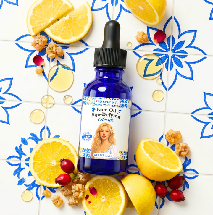 LIVE WITH JESSICA: Amalfi Face Oil Age Defying By No Crap In It (Ships in 2-3 Weeks)