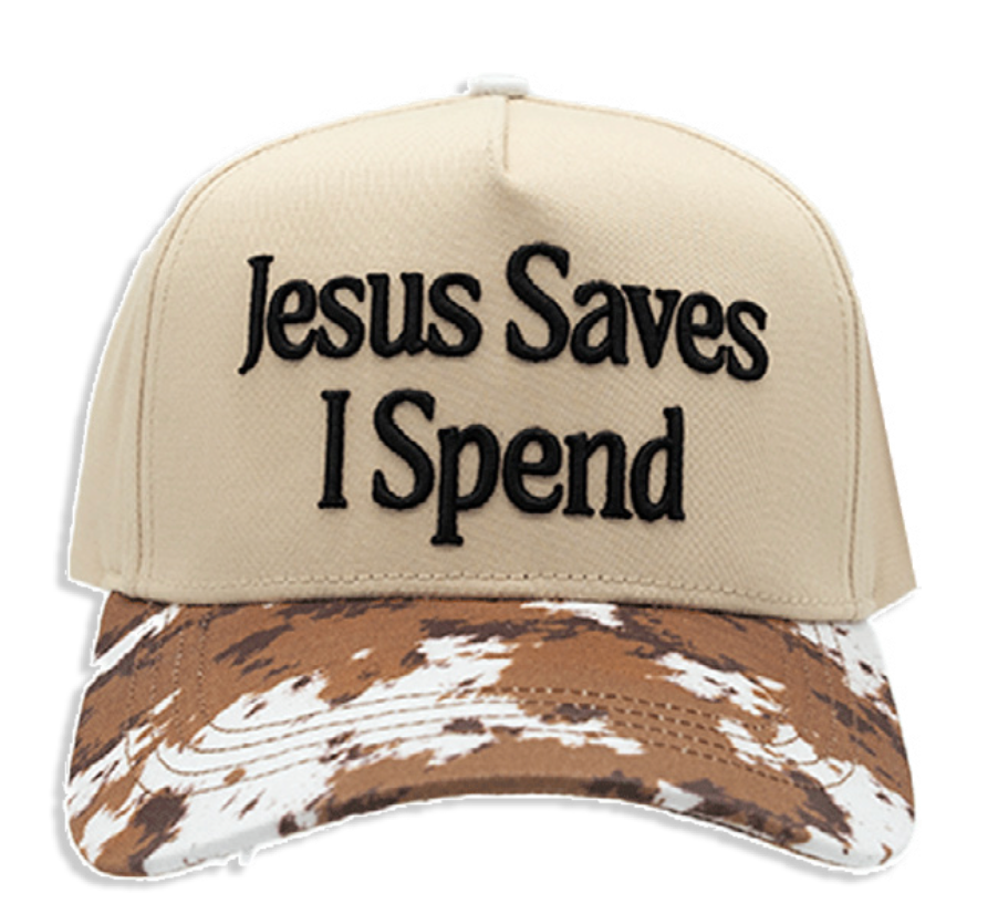 'Jesus Saves, I Spend' Everyday Hat by Simply Southern (Ships Late August)