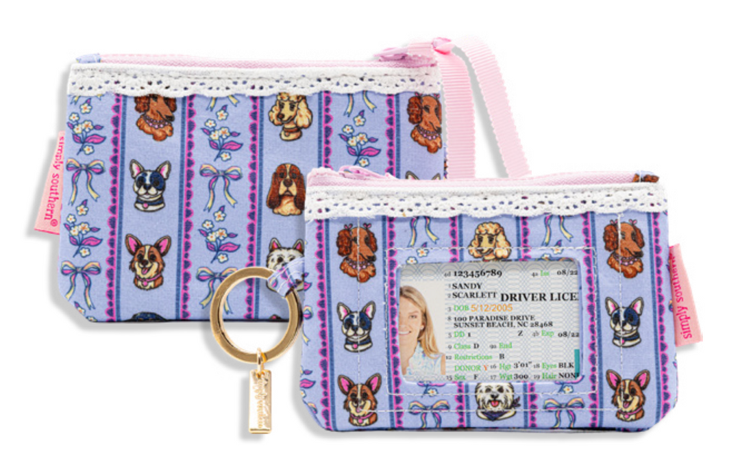 Lace ID Wallet - Dogs & Bows by Simply Southern