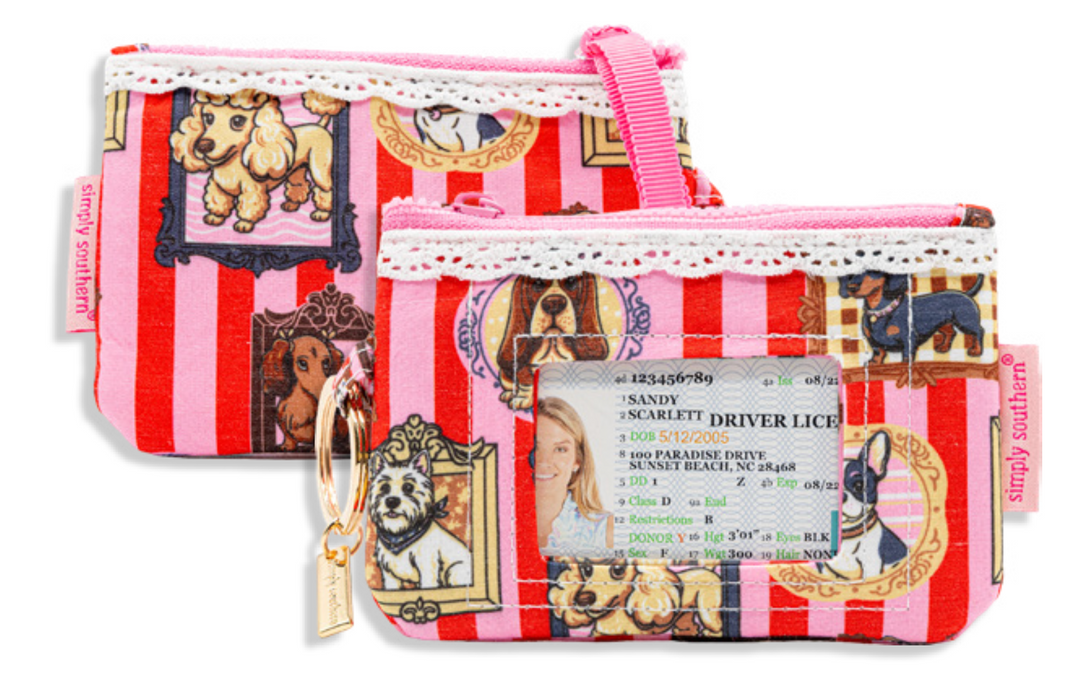 Lace ID Wallet - Framed Dogs by Simply Southern