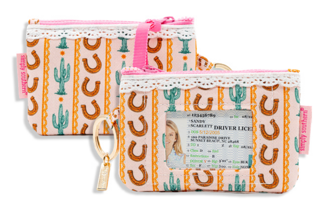Lace ID Wallet - Horseshoes by Simply Southern