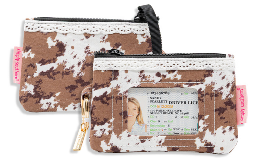 Lace ID Wallet - Cow Fur by Simply Southern