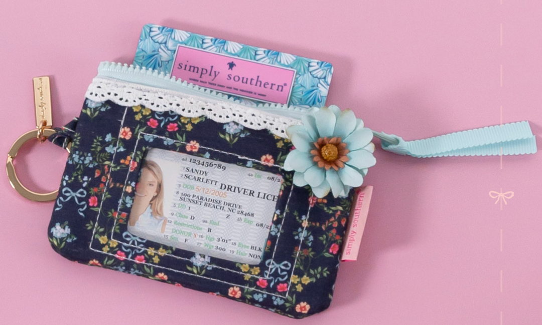 Lace ID Wallet - Ribbon & Floral by Simply Southern