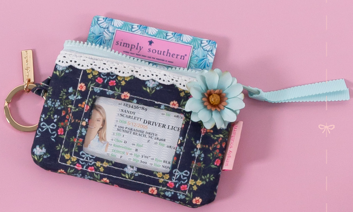 Lace ID Wallet - Ribbon & Floral by Simply Southern