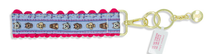 Lace Keyfob - Dogs & Bows by Simply Southern