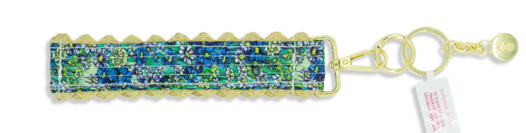 Lace Keyfob - Green Floral by Simply Southern