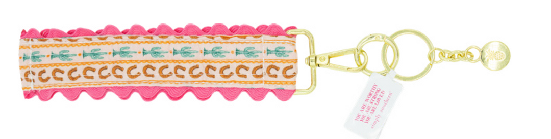 Lace Keyfob - Horseshoes by Simply Southern
