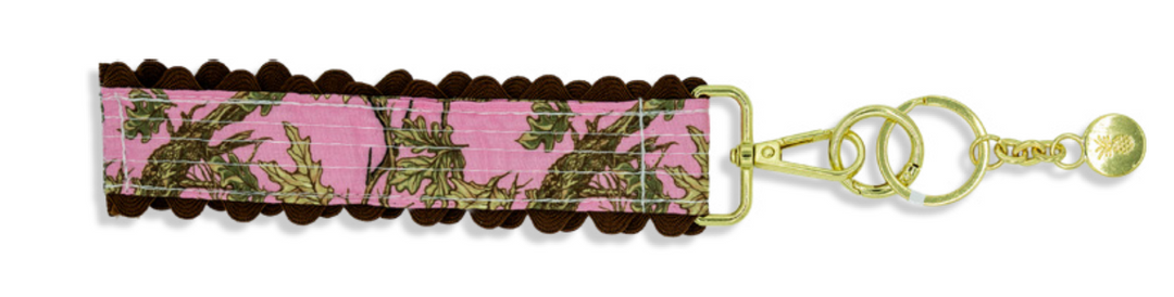 Lace Keyfob - Pink Camo by Simply Southern