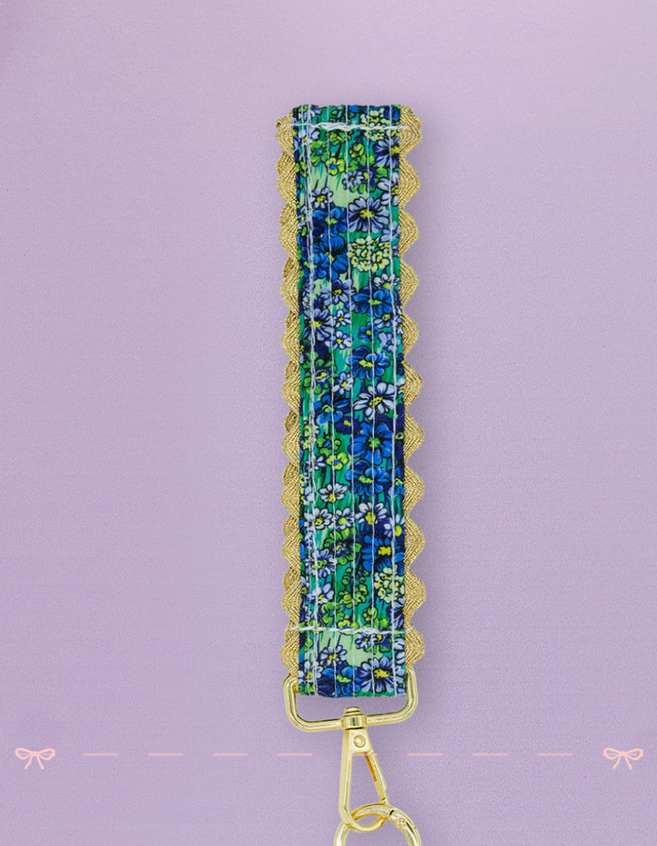 Lace Keyfob - Green Floral by Simply Southern