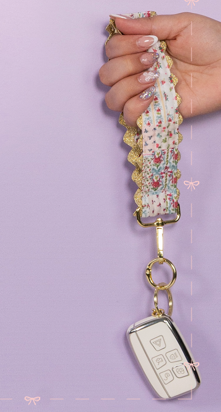 Lace Keyfob - Ribbon Quilt by Simply Southern