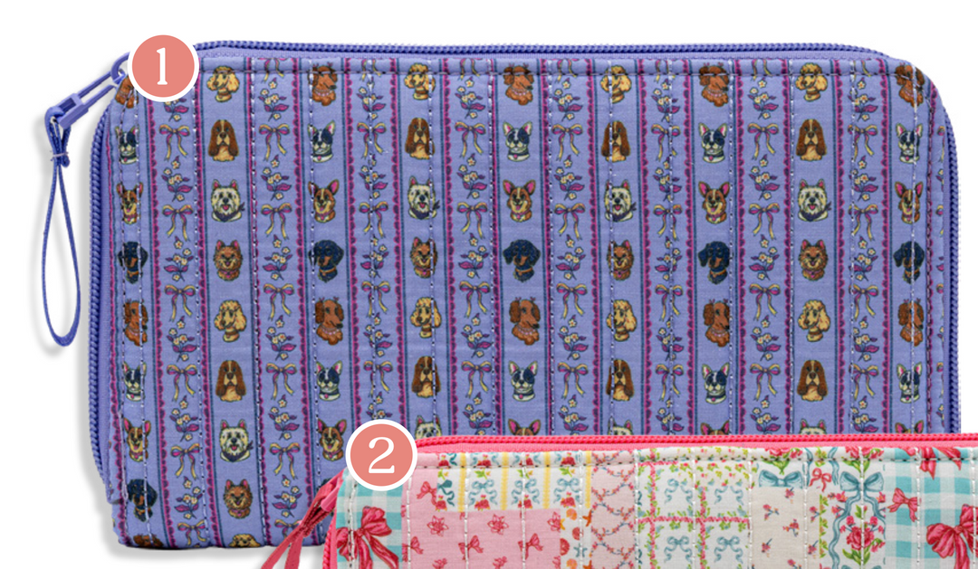 Quilted Wallet - Dogs & Bows by Simply Southern