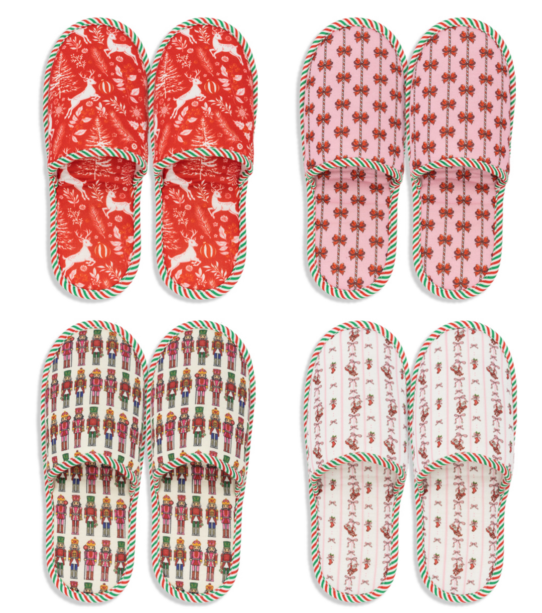 Holiday Travel Slippers by Simply Southern