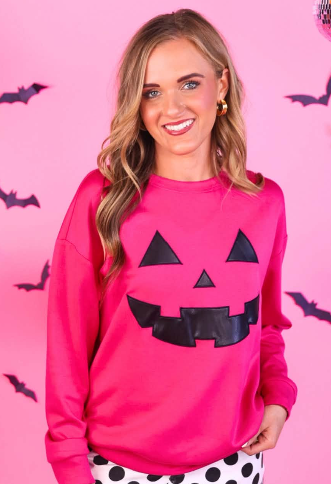 PREORDER: Jack O'Lantern Pullover By Jess Lea (Ships Late August)