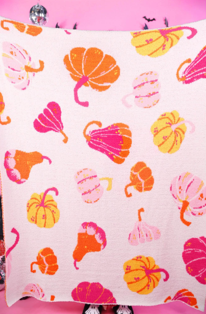 PREORDER: Blushing Pumpkins Blanket By Jess Lea (Ships Late August)