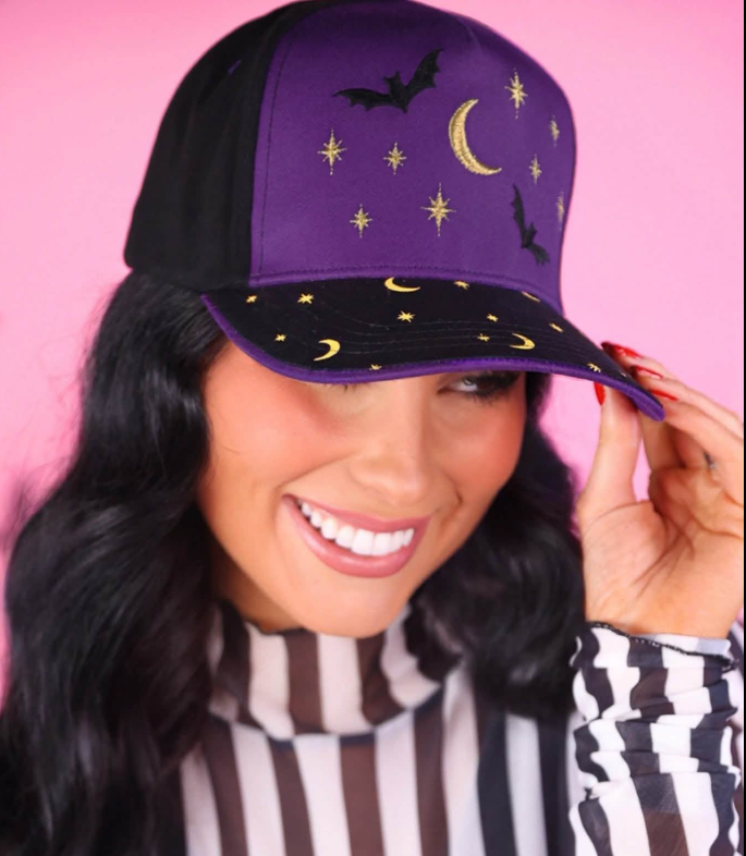 PREORDER: Midnight Bat Hat By Jess Lea (Ships Late August)