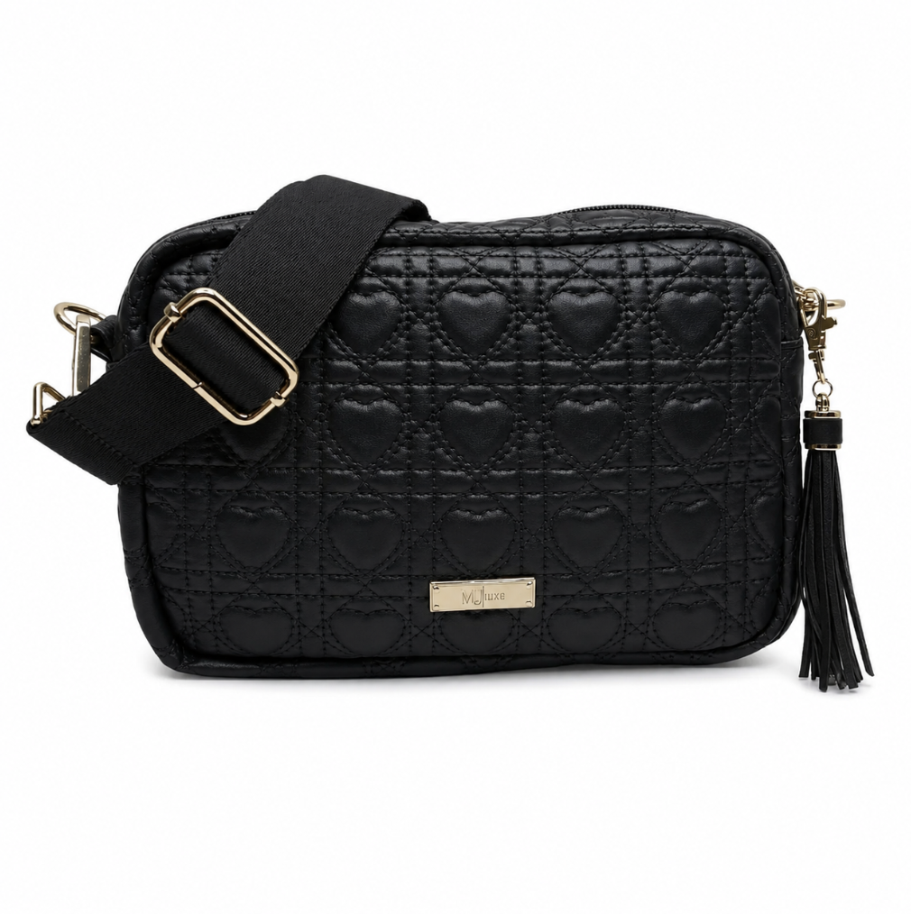 Quilted Hearts Onyx Uptown by Makeup Junkie (Ready to Ship)