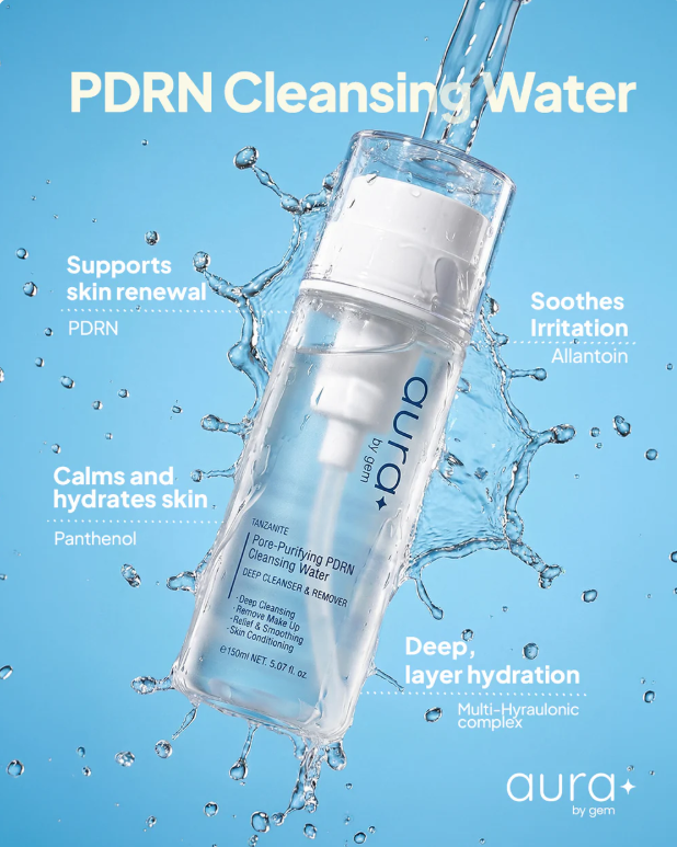 Pore Purifying PDRN Cleansing Water by Aura