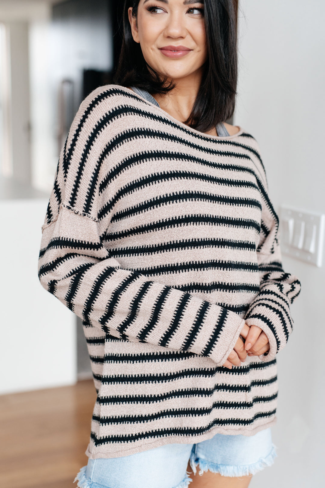Self Assured Striped Sweater - 12/15