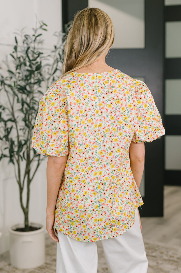 Seven Days a Week Balloon Sleeve Blouse - 3/31