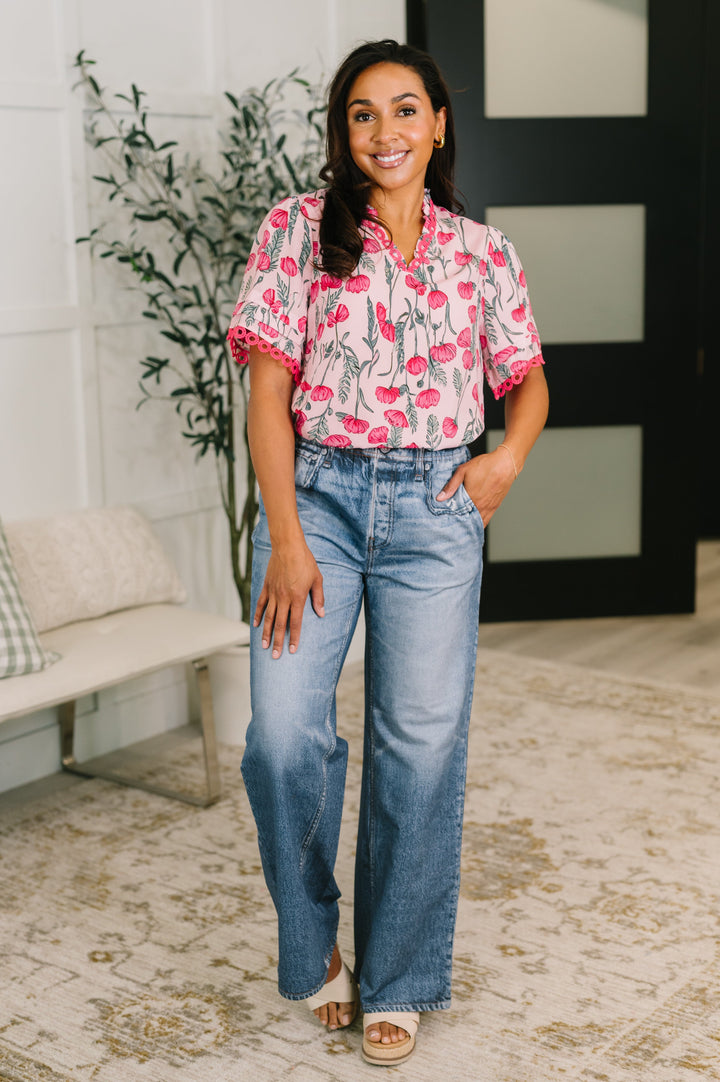 Show me Now Trim Detail Blouse - 5/29