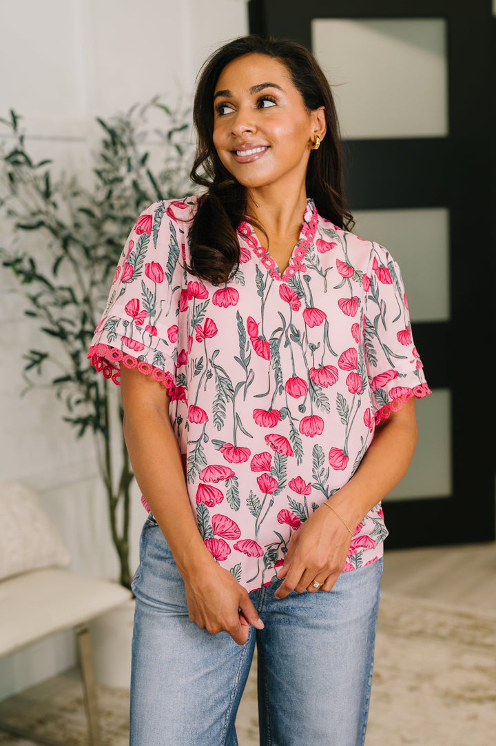 Show me Now Trim Detail Blouse - 5/29