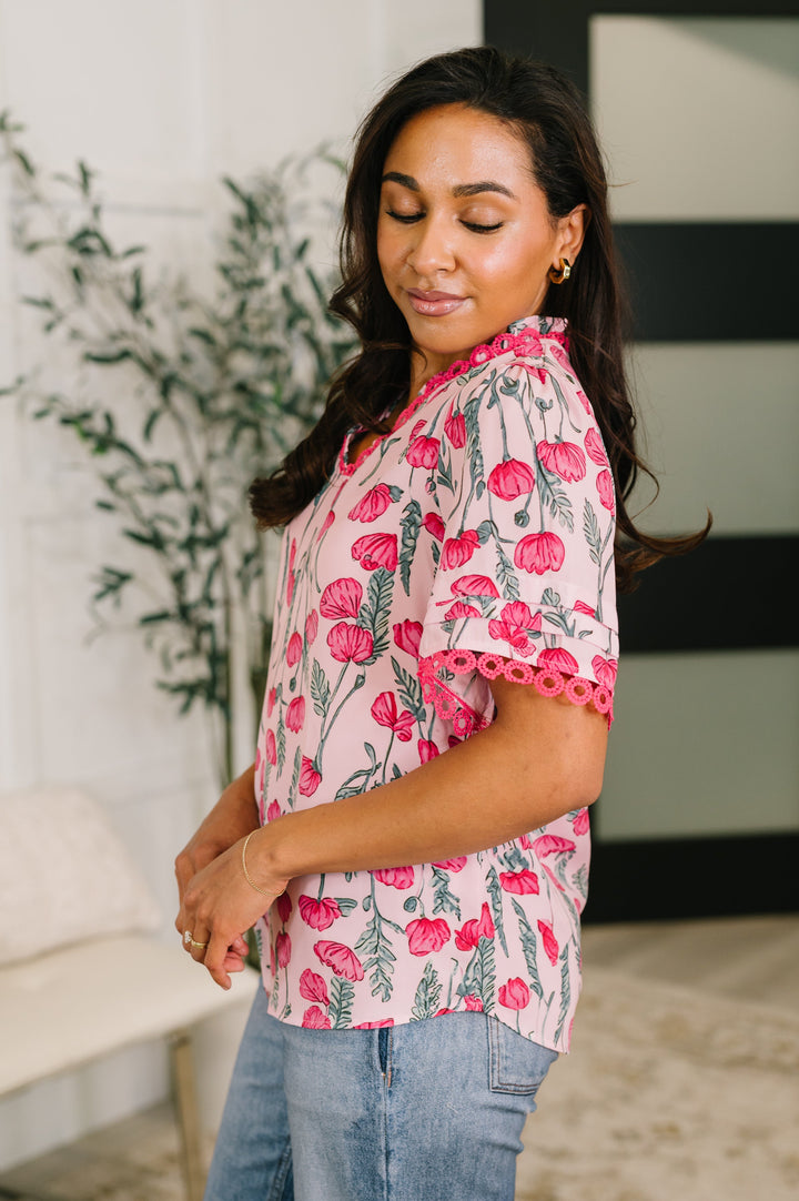 Show me Now Trim Detail Blouse - 5/29