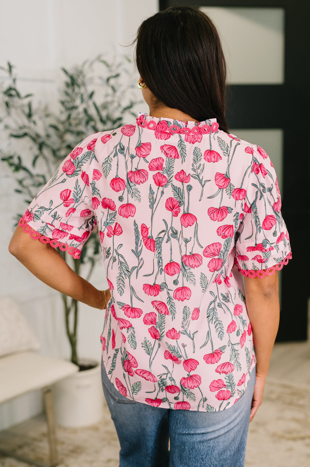 Show me Now Trim Detail Blouse - 5/29