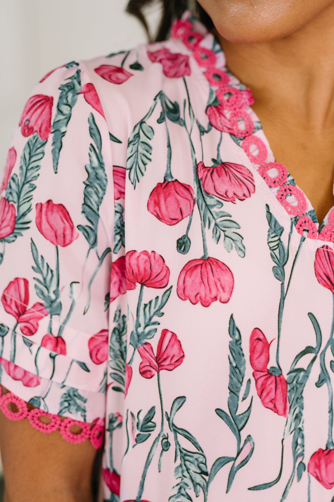 Show me Now Trim Detail Blouse - 5/29