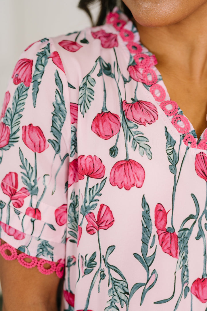 Show me Now Trim Detail Blouse - 5/29