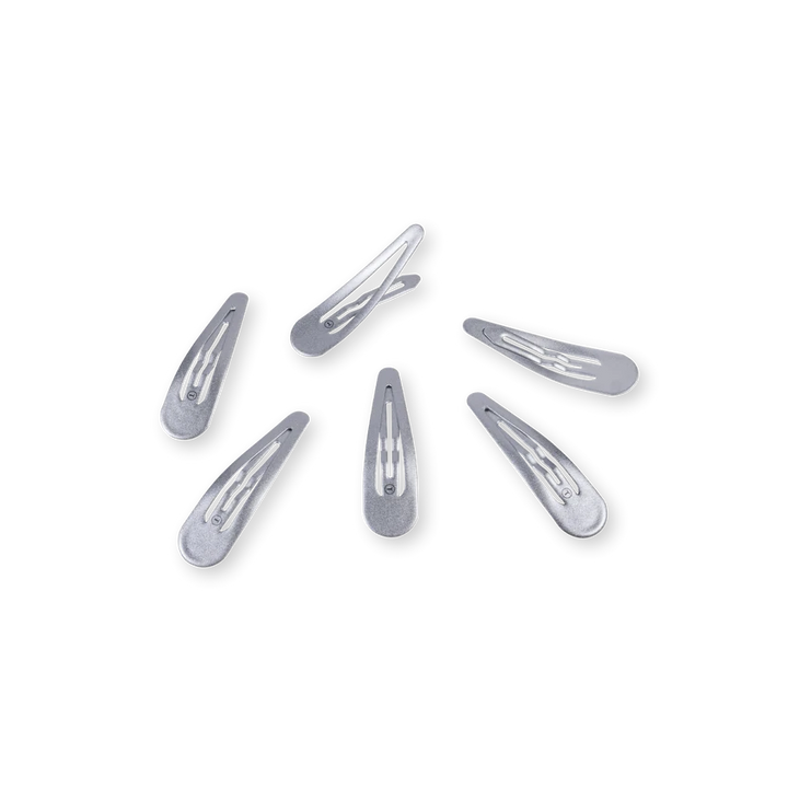Teleties Snap Clip Set - Silver