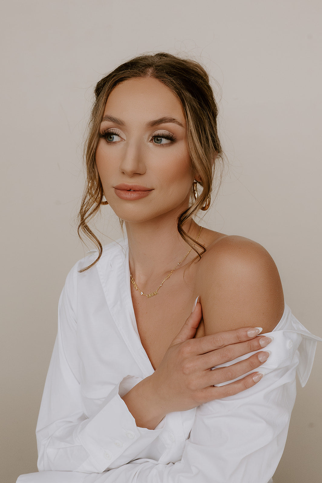 Custom Cherish Crystal Multiple Name Necklace - Water Resistant by the Sis Kiss (Ships in 4 Weeks)