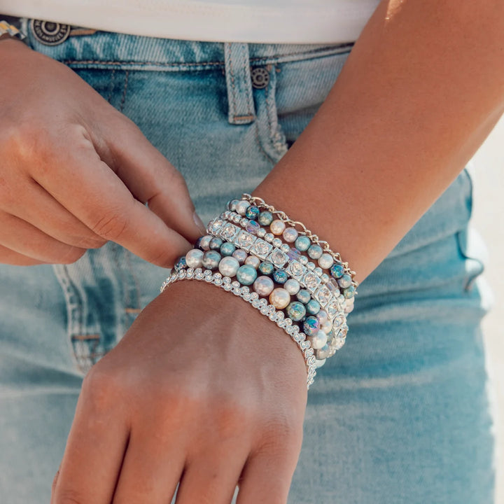 Gretchen Bracelet - Silver By Erimish (Ships in 2-3 Weeks)