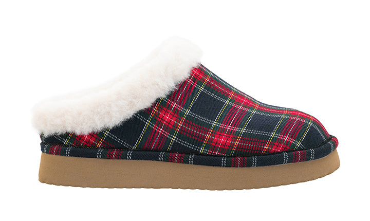 Sleepyhead Slip Ons - Navy Plaid by Corkys