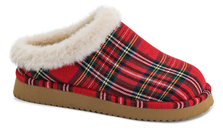 Sleepyhead Slip Ons - Red Plaid by Corky's