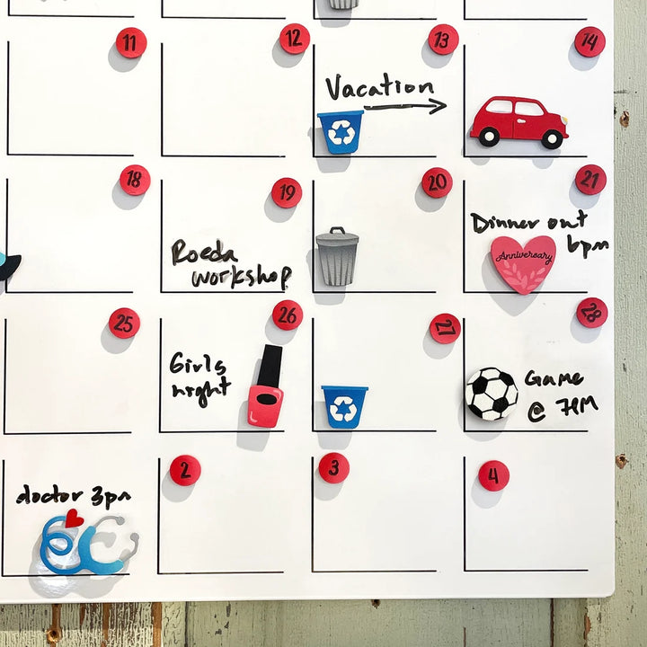 Soccer Ball Magnets Set of 4 by Roeda (LIVE BOX: Ships in 3 Weeks)