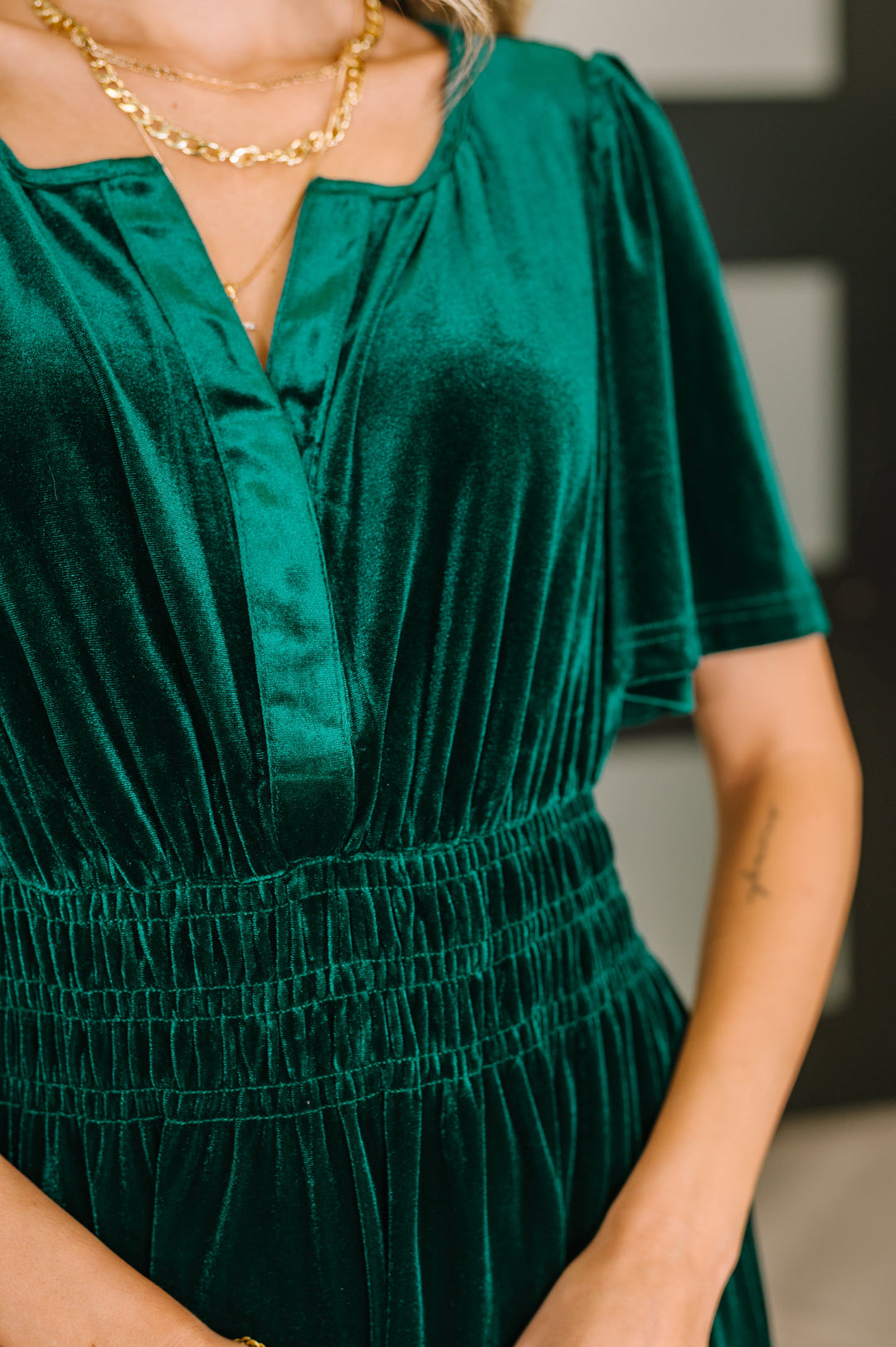 Softest Touch Velvet Tiered Dress - 12/5