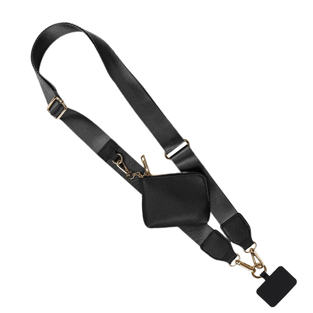 JUNE MARKET: Clip & Go Strap w/RFID Pouch Solid By Save The Girls (Ships in 2-3 Weeks)