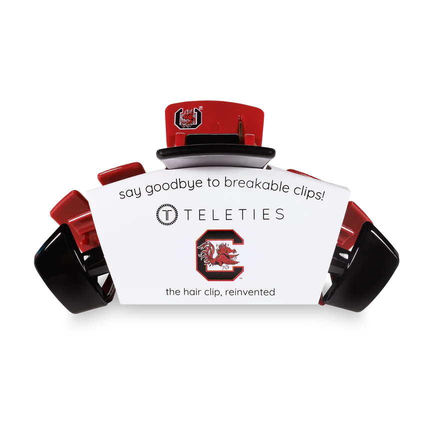 Large Teleties Claw Clip - University of South Carolina